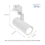 SPOT SINA 230V BEC GU10 10W MADARA MINI WHITE