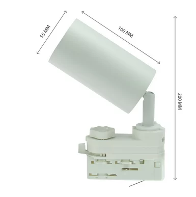 SPOT SINA 230V BEC GU10 10W MADARA OPTIMO WHITE