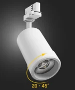 SPOT SINA 230V LED 20W PAVA BASIC CCT ZOOM WHITE