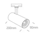 SPOT SINA 230V LED 30W CYLINDER COB 4000K