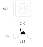 SPOT SOFT HAUSSMANN LED 9,5W DIMABIL