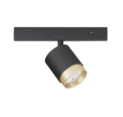 ULTRASLIM MAGNETIC LED 10W SPOT ZOOM 48V BLACK-GOLD