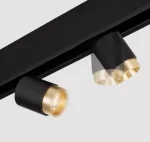 ULTRASLIM MAGNETIC LED 10W SPOT ZOOM 48V BLACK-GOLD