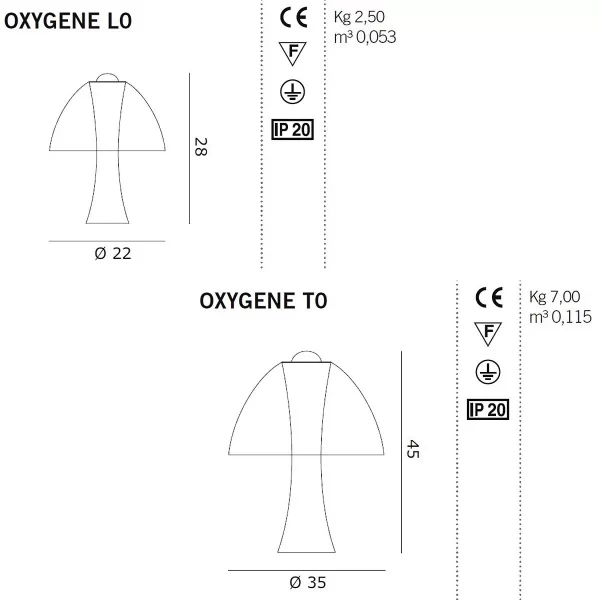 VEIOZA MURANO OXYGENE T0 - design Francesco Dei Rossi